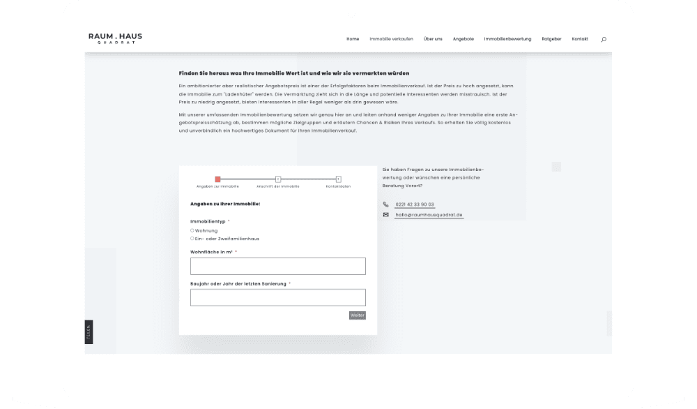 immobilien-formular